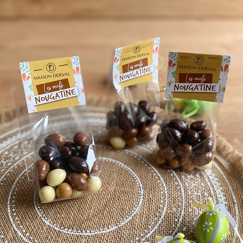 Sachet d’oeufs nougatine