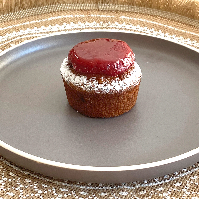 Financier aux fruits rouges