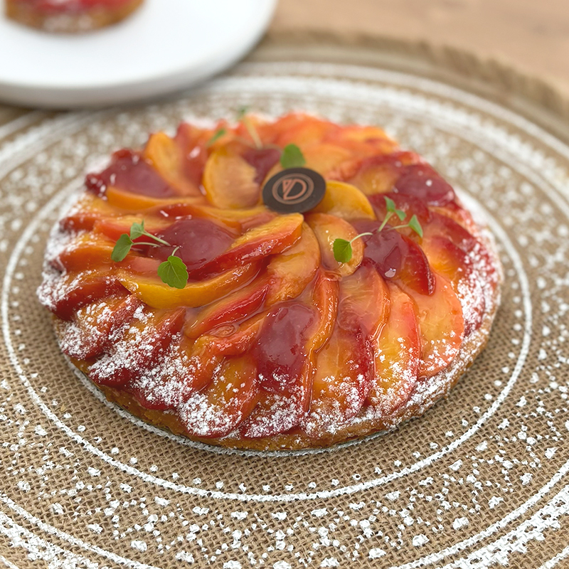 Tarte aux pêches